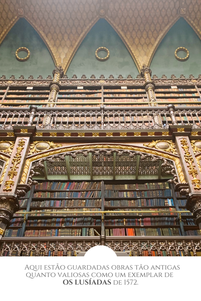Uma biblioteca antiga fascinante no centro do Rio Real Gabinete Português de Leitura 